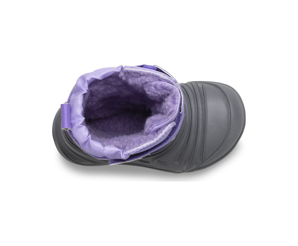 Merrell Boots Grey/Purple - Snow Quest Lite 2.0 Waterproof Jr. - Kids 89SOPIZCH